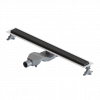Душевой лоток Premium Linear 60см, нерж.сталь черный 982-60-B
