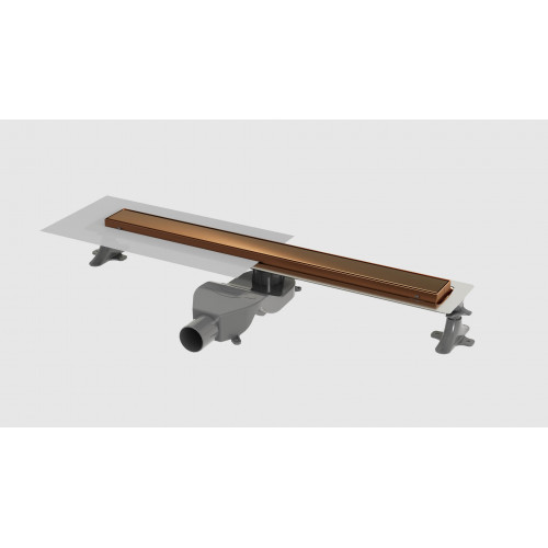 Душевой лоток Premium Linear 60см, нерж.сталь BRUSHED BRONZE 982-60-BRB