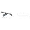 Душевой лоток Premium Linear 60см, нерж.сталь BRUSHED BRONZE 982-60-BRB