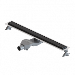 Душевой лоток Premium Linear 80см, нерж.сталь ЧЕРНЫЙ 982-80-B