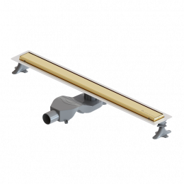 Душевой лоток Premium Linear 80см, нерж.сталь ЗОЛОТО 982-80-G