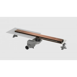 Душевой лоток Premium Trendy 80см, нерж.сталь COPPER BRUSHED 983-80-CB