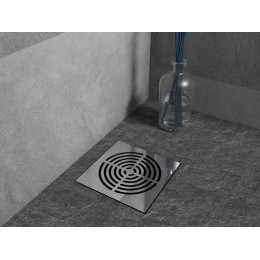 Душевой трап SMART DESIGN 15x15 cm, нерж.сталь ХРОМ 984-15-CR