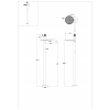 Смеситель STICK напольный для умыв. COPPER BRUSHED TOUCH 120-CB.2