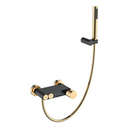 Смеситель STICK для ванны BLACK DIAMOND GOLD 123-BG