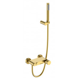 Смеситель STICK для ванны Mat Gold c ручкой TOUCH 123-MG.2