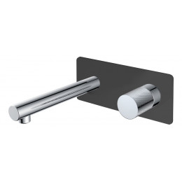 Смеситель STICK из стены BLACK TOUCH CHROME 125-BCR.2