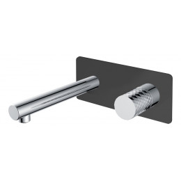 Смеситель STICK из стены BLACK DIAMOND CHROME 125-BCR