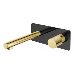 Смеситель STICK из стены BLACK TOUCH GOLD 125-BG.2