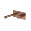 Смеситель STICK из стены BRUSHED BRONZE ручка TOUCH 125-BRB.2