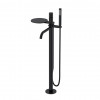 Смеситель STICK напольный BLACK SPIRALE 129-BB.4