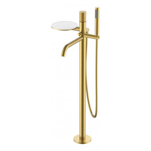 Смеситель STICK напольный Matt Gold c ручкой TOUCH GOLD 129-MG.2