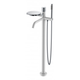 Смеситель STICK напольный WHITE TOUCH CHROME 129-WCR.2