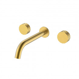 Смеситель из стены STICK DIAMOND на 3 отв. Matt Gold 152-2-MG.1