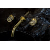 Смеситель из стены ELEGANTE на 3 отв. MAT GOLD 152-2-MG-EL