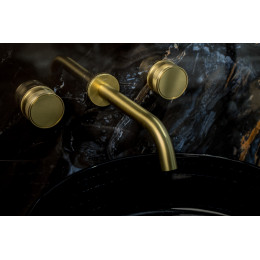 Смеситель из стены PRESTIGE на 3 отв. MAT GOLD 152-2-MG-PR