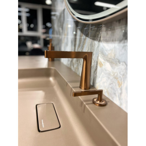 Смеситель Boheme Duo для раковины, 2х-позиционный BRUSHED BRONZE 161-BRB