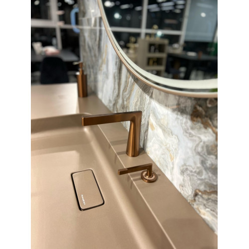 Смеситель Boheme Duo для раковины, 2х-позиционный BRUSHED BRONZE 161-BRB