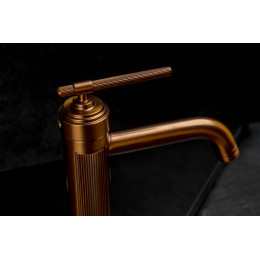 Смеситель для умывальника ETERNA BRUSHED BRONZE 171-BRB