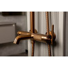 Стойка для душа ETERNA BRUSHED BRONZE 178-BRB
