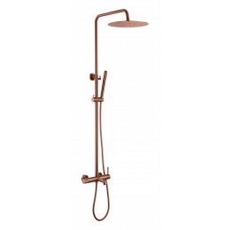 Стойка для душа со смесителем UNO Brushed Bronze 468-BRB