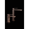 Cмеситель для умывальника Qubic Brushed Bronze 471-BRB