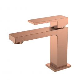 Cмеситель для умывальника Qubic Copper Brushed 471-CB
