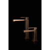Cмеситель для умывальника Qubic Copper Brushed 471-CB