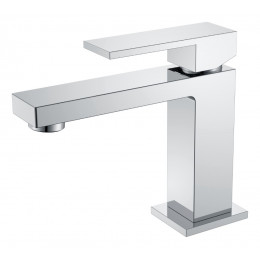 Cмеситель для умывальника Qubic Chrome 471-CR
