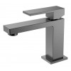 Cмеситель для умывальника Qubic Matt Gun Metal 471-GM