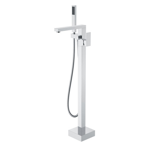 Смеситель напольный, QUBIC Chrome 479-CR