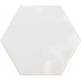 Geometry Hex White Glossy 15x17,3 см