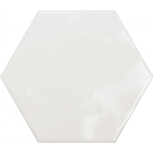 Geometry Hex White Glossy 15x17,3 см