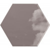 Geometry Hex Charcoal Glossy 15x17,3 см