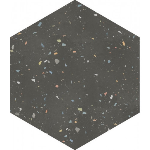 Terrazzo Graphite Colours 32x37 см