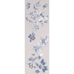 DECO&MORE 30,5X91,5 FLOWER BLUE