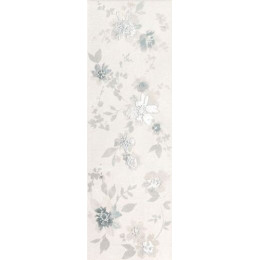 DECO&MORE 25X75 FLOWER WHITE