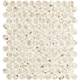 GLIM GEMME BEIGE ROUND MOSAICO MATT