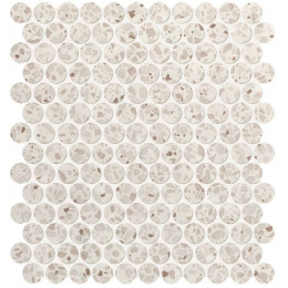 GLIM GEMME BIANCO ROUND MOSAICO MATT