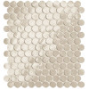 GLIM AVORIO ROUND MOSAICO BRILLANTE