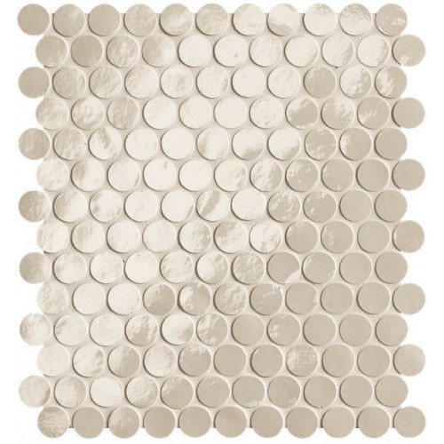 GLIM AVORIO ROUND MOSAICO BRILLANTE