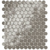 GLIM GRIGIO FUMO ROUND MOSAICO BRILLANTE