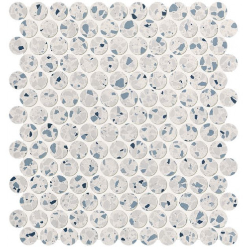 GLIM GEMME AZZURRO ROUND MOSAICO MATT