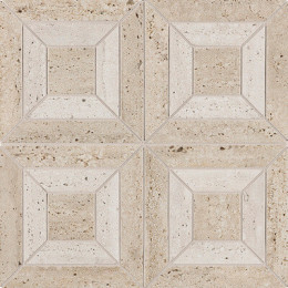MATERIA CLASSICA 30X30 BEIGE BIANCO ICON C MOSAICO