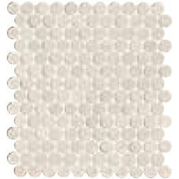 NOBU WHITE GRES ROUND MOSAICO MATT