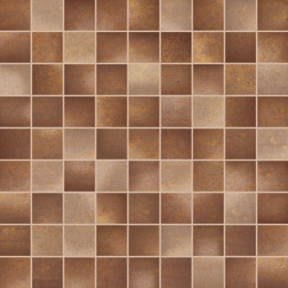 OXIDE CORTEN FLAME MOSAICO