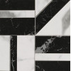 ROMA G. CARRARA/NERO ELEGANTE DECO MOSAICO