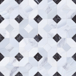 Statuario Mosaico Abadía Perla 45x45 см