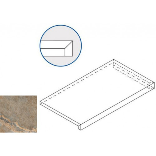 Ступени DARK X2 SCALINO ANGOLARE DX 30x60
