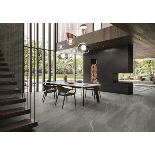 Керамогранит Metropolis Absolut Silver Battiscopa Nat Rett 7,2x60